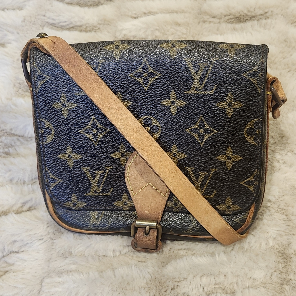 Louis Vuitton Monogram Mini Cartouchiere PM Crossbody Bag